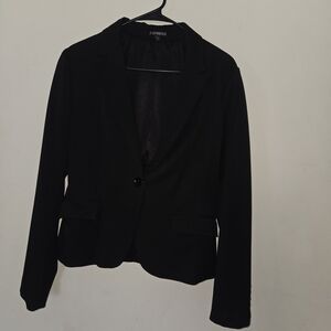 Express Sleek Minimalist, Single Button Blazer Sz 10 Capsule Wardrobe Essential